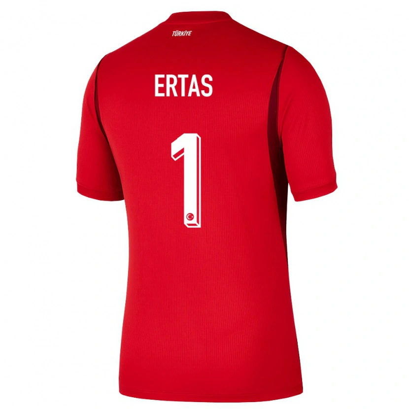 Danxen Dětské Turecko Deniz Ertaş #1 Červená Vínová Domů Hráčské Dresy 26-28 Dres