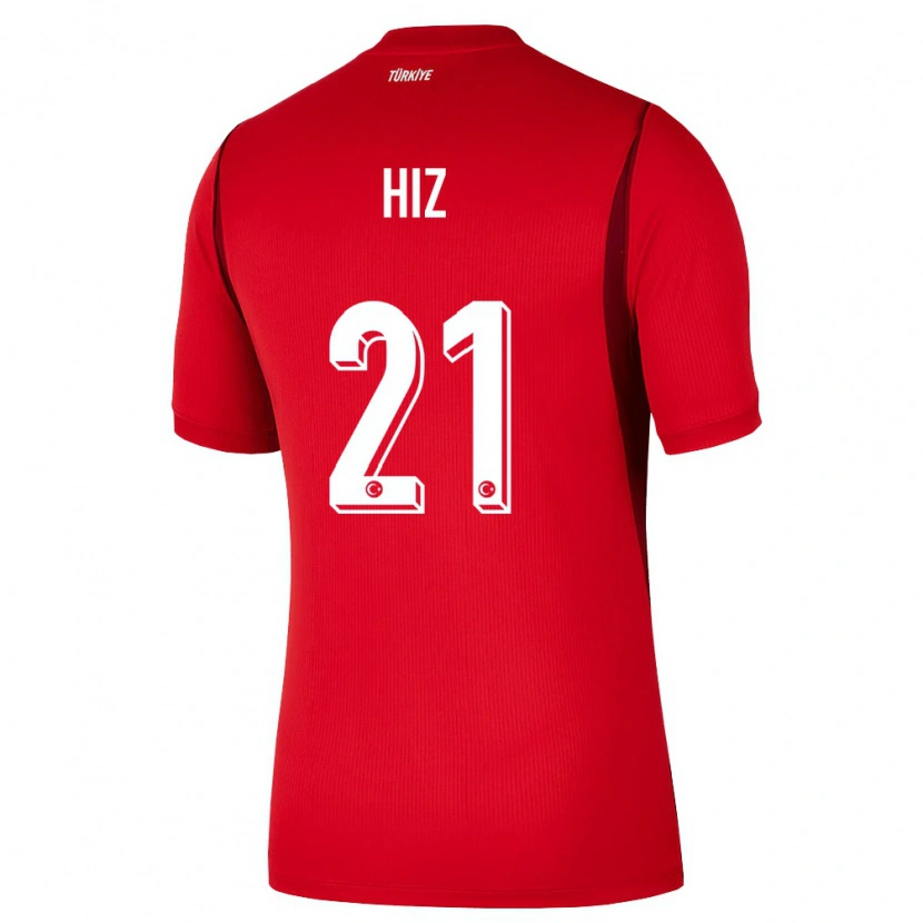 Danxen Dětské Turecko Gülbin Hız #21 Červená Vínová Domů Hráčské Dresy 26-28 Dres