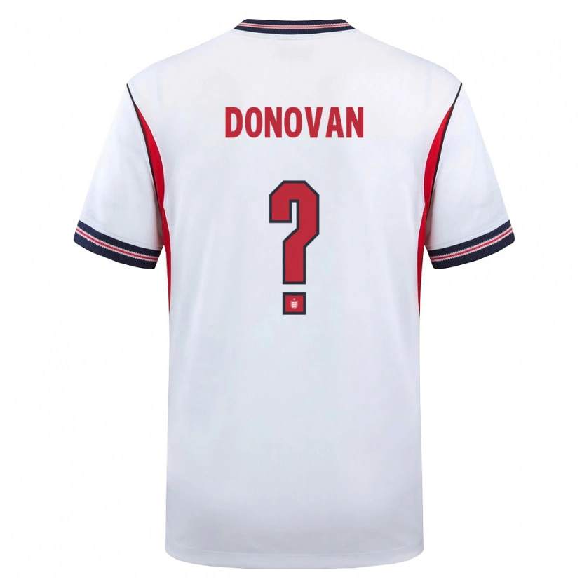 Danxen Dětské Anglie Romelle Donovan #0 Bílá Námořnická Červená Domů Hráčské Dresy 26-28 Dres
