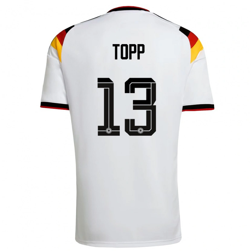 Danxen Dětské Německo Keke Topp #13 Bílá Černá Červená Domů Hráčské Dresy 26-28 Dres