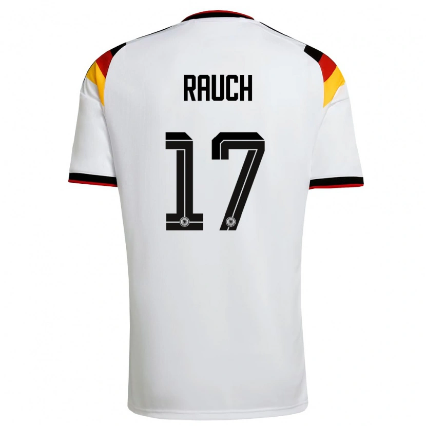 Danxen Dětské Německo Felicitas Rauch #17 Bílá Černá Červená Domů Hráčské Dresy 26-28 Dres