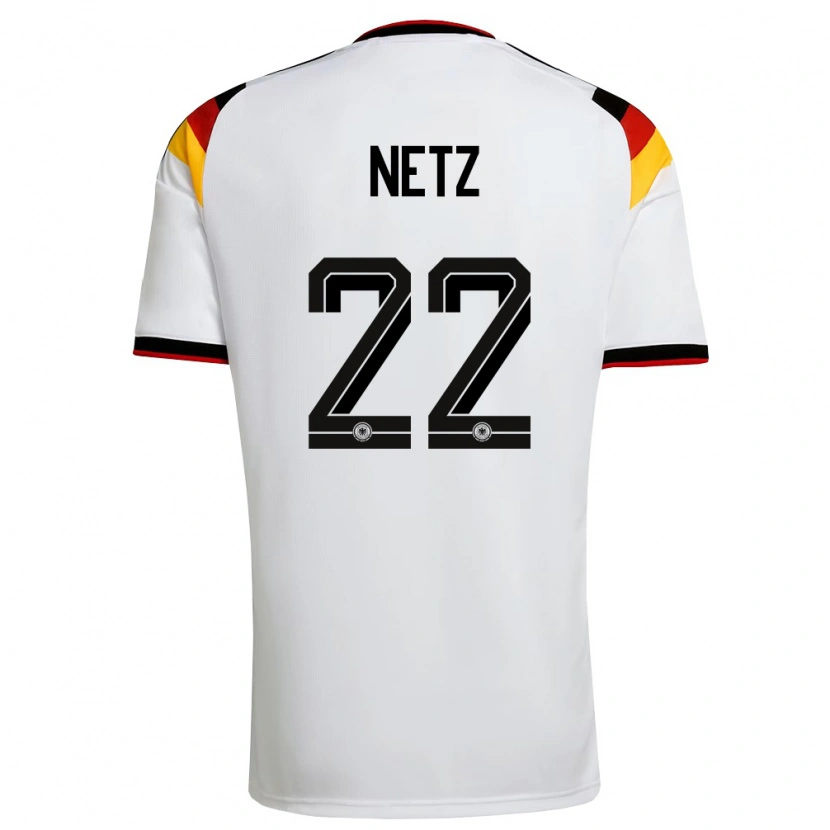 Danxen Dětské Německo Luca Netz #22 Bílá Černá Červená Domů Hráčské Dresy 26-28 Dres
