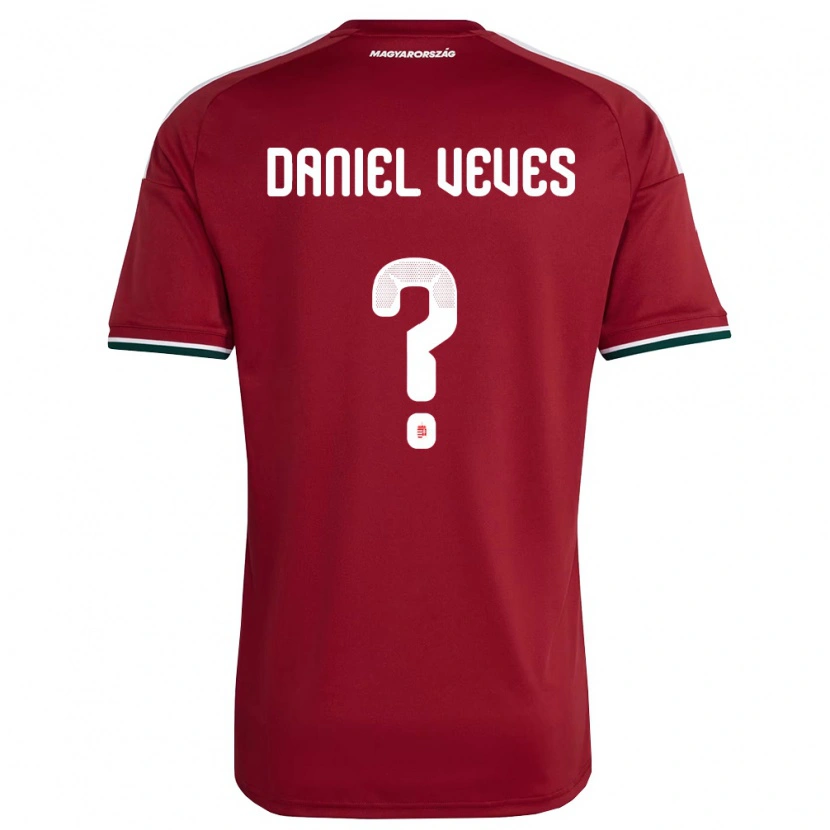 Danxen Dětské Maďarsko Panagiotis Daniel Veves #0 Červená Bílá Zelená Domů Hráčské Dresy 26-28 Dres