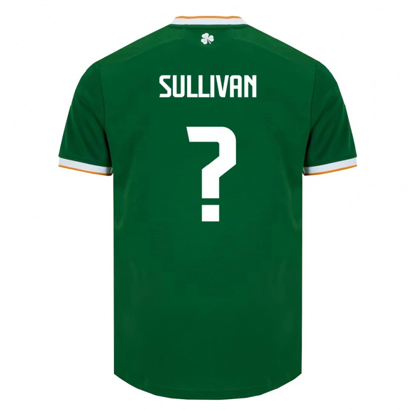 Danxen Dětské Irsko Niall Sullivan #0 Tmavě Zelená Bílá Domů Hráčské Dresy 26-28 Dres