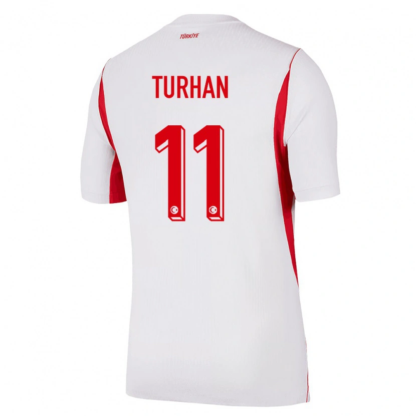 Danxen Dětské Turecko Tuğra Turhan #11 Bílá Červená Vínová Daleko Hráčské Dresy 26-28 Dres