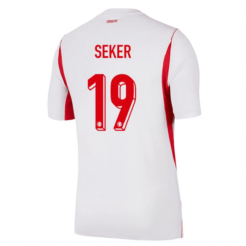 Danxen Dětské Turecko Busem Şeker #19 Bílá Červená Vínová Daleko Hráčské Dresy 26-28 Dres