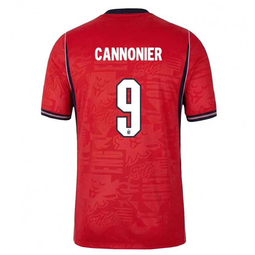 Danxen Dětské Anglie Oakley Cannonier #9 Červená Námořnická Bílá Daleko Hráčské Dresy 26-28 Dres