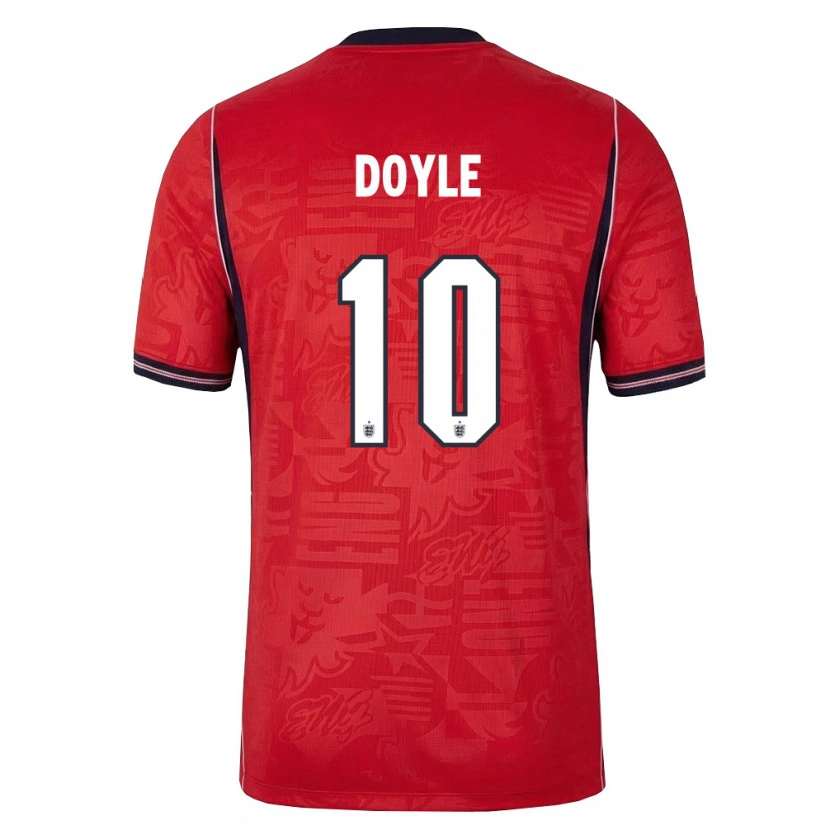 Danxen Dětské Anglie Kamari Doyle #10 Červená Námořnická Bílá Daleko Hráčské Dresy 26-28 Dres