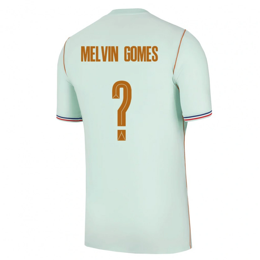 Danxen Dětské Francie Melvin Gomes #0 Zelená Zlatá Daleko Hráčské Dresy 26-28 Dres