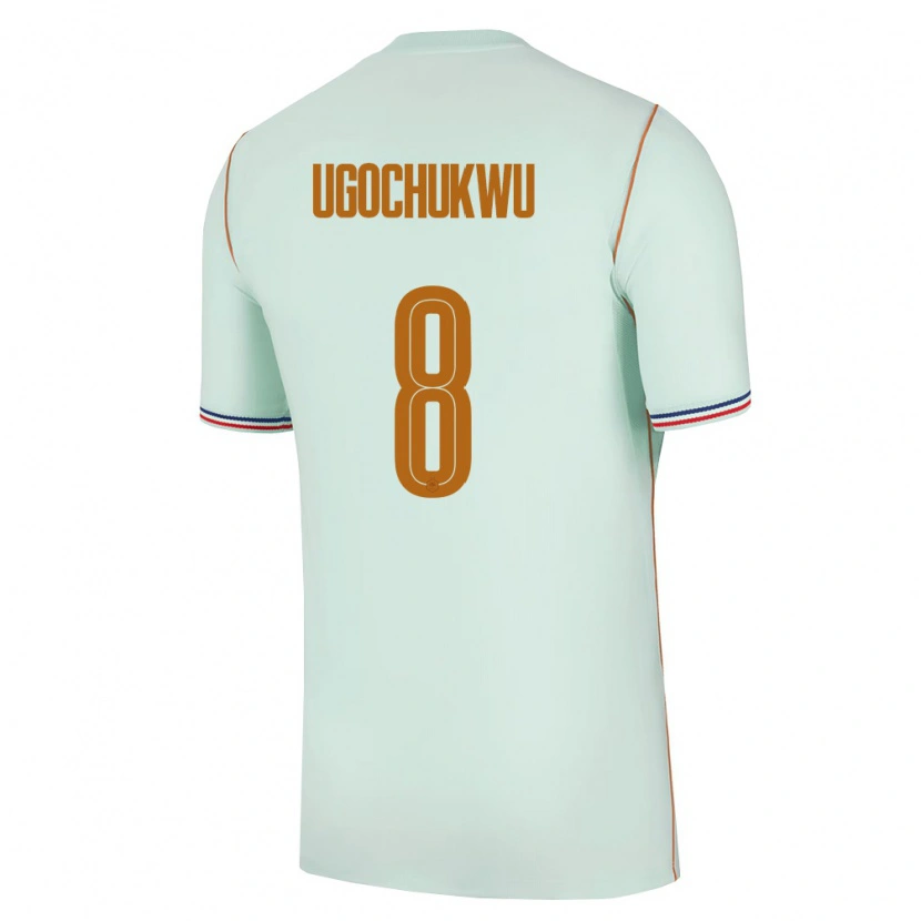 Danxen Dětské Francie Lesley Ugochukwu #8 Zelená Zlatá Daleko Hráčské Dresy 26-28 Dres
