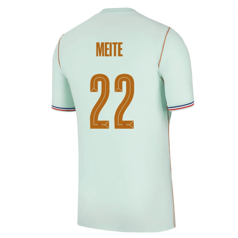 Danxen Dětské Francie Kader Meïté #22 Zelená Zlatá Daleko Hráčské Dresy 26-28 Dres