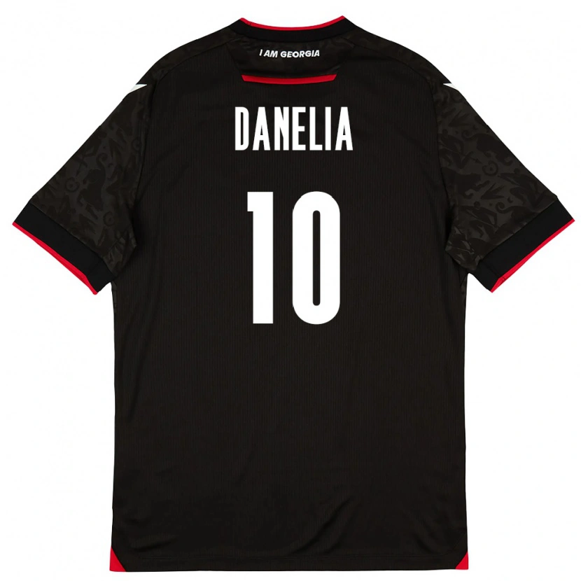 Danxen Dětské Georgia Reziko Danelia #10 Černá Bílá Červená Daleko Hráčské Dresy 26-28 Dres