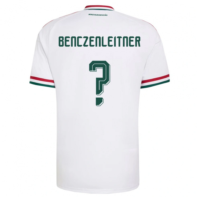 Danxen Dětské Maďarsko Barna Benczenleitner #0 Bílá Červená Zelená Daleko Hráčské Dresy 26-28 Dres