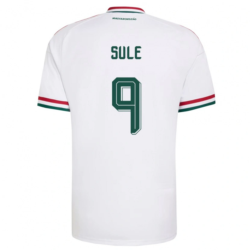 Danxen Dětské Maďarsko Dóra Süle #9 Bílá Červená Zelená Daleko Hráčské Dresy 26-28 Dres