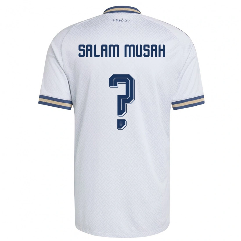 Danxen Dětské Itálie Abdl Salam Musah #0 Smetanová Námořnická Zlatá Daleko Hráčské Dresy 26-28 Dres