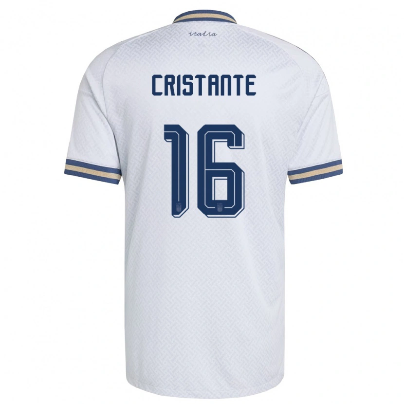Danxen Dětské Itálie Bryan Cristante #16 Smetanová Námořnická Zlatá Daleko Hráčské Dresy 26-28 Dres
