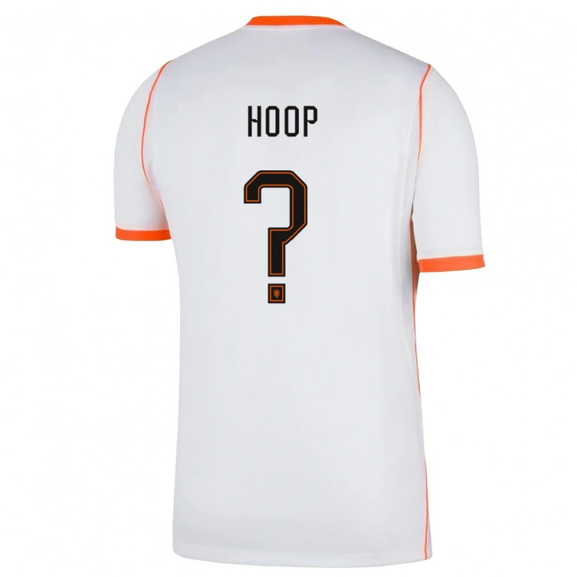 Danxen Dětské Nizozemsko Mikah Hoop #0 Bílá Oranžová Daleko Hráčské Dresy 26-28 Dres