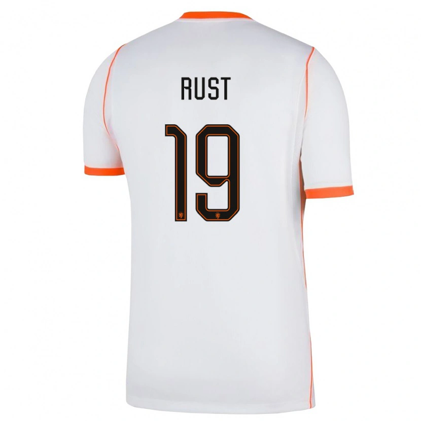 Danxen Dětské Nizozemsko Fabiano Rust #19 Bílá Oranžová Daleko Hráčské Dresy 26-28 Dres