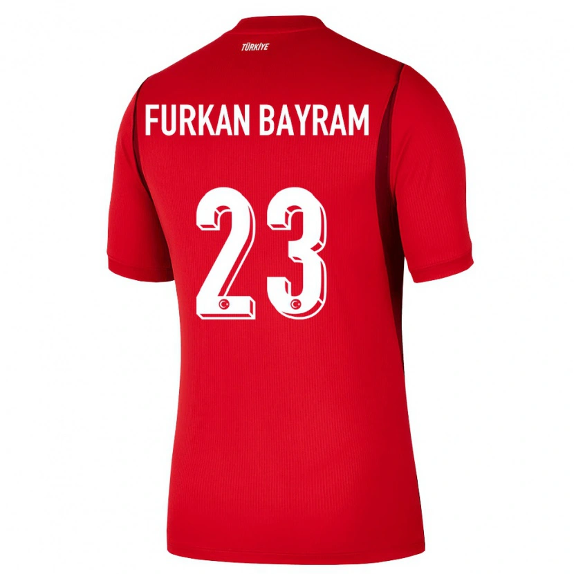 Danxen Pánské Turecko Mert Furkan Bayram #23 Červená Vínová Domů Hráčské Dresy 26-28 Dres
