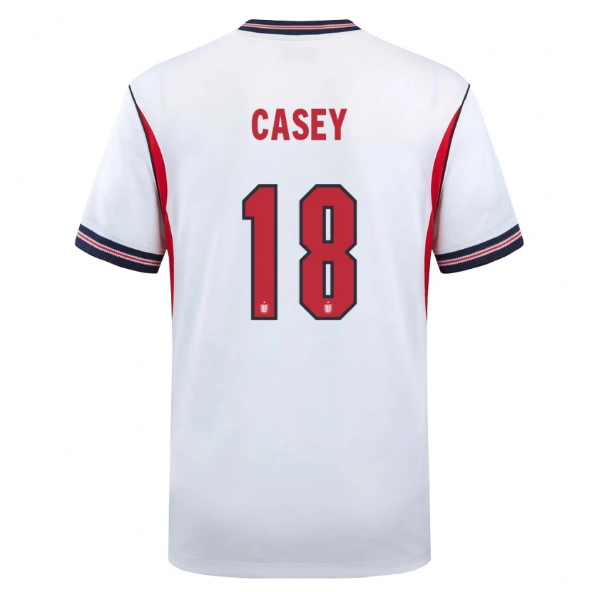 Danxen Pánské Anglie Ben Casey #18 Bílá Námořnická Červená Domů Hráčské Dresy 26-28 Dres