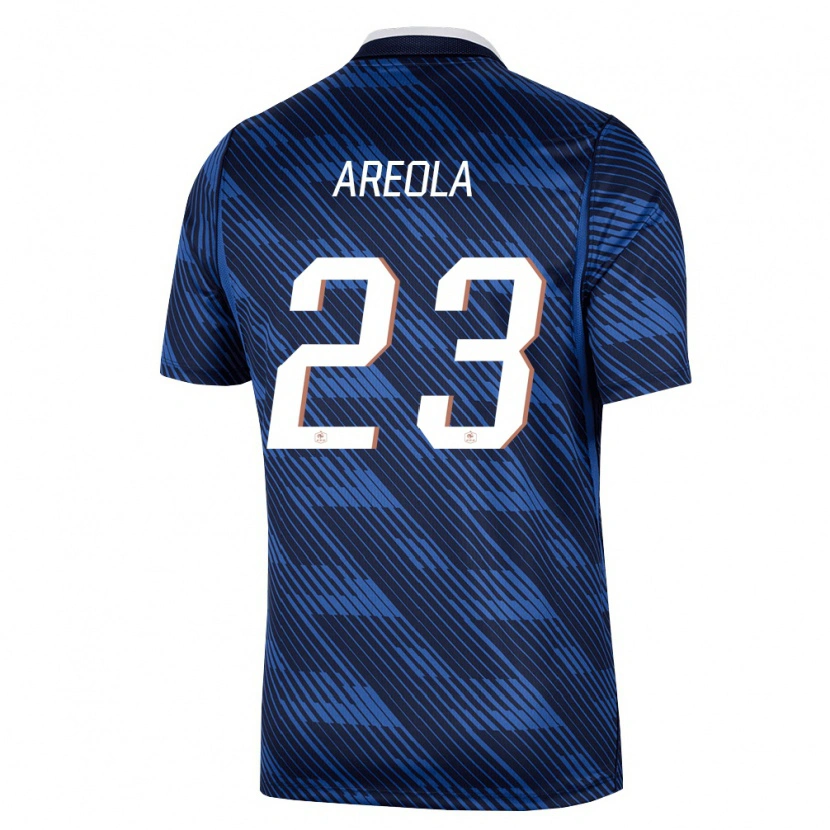 Danxen Pánské Francie Alphonse Areola #23 Námořnická Modrá Bílá Domů Hráčské Dresy 26-28 Dres