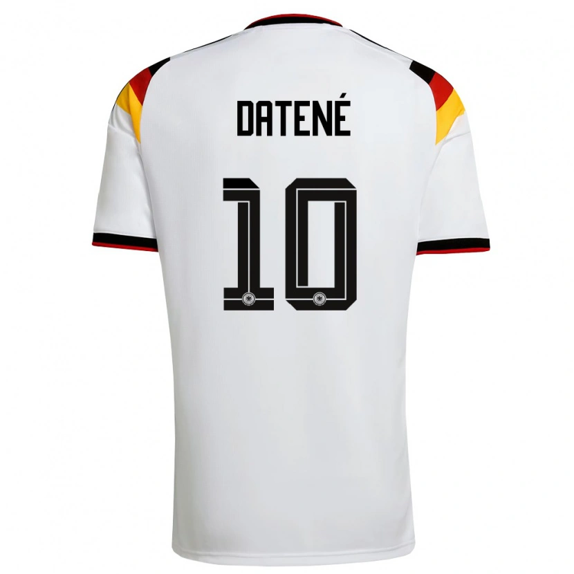 Danxen Pánské Německo Elia Datené #10 Bílá Černá Červená Domů Hráčské Dresy 26-28 Dres