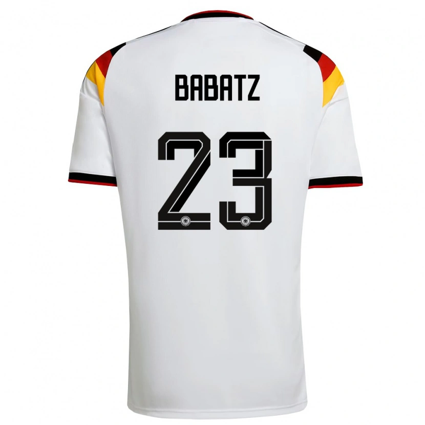 Danxen Pánské Německo Louis Babatz #23 Bílá Černá Červená Domů Hráčské Dresy 26-28 Dres