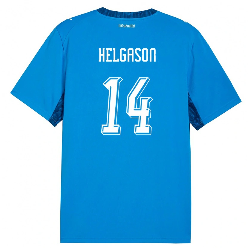 Danxen Pánské Island Thórir Jóhann Helgason #14 Modrá Námořnická Domů Hráčské Dresy 26-28 Dres