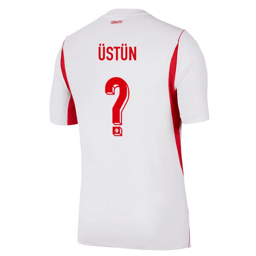 Danxen Pánské Turecko Emre Üstün #0 Bílá Červená Vínová Daleko Hráčské Dresy 26-28 Dres
