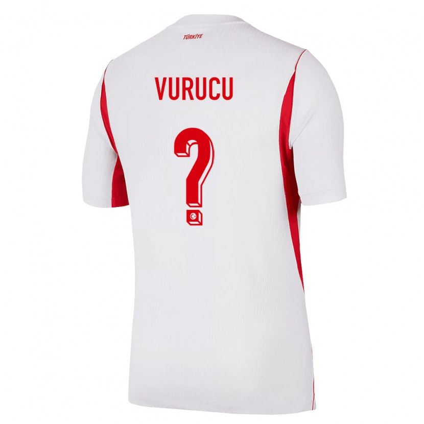 Danxen Pánské Turecko Arda Vurucu #0 Bílá Červená Vínová Daleko Hráčské Dresy 26-28 Dres