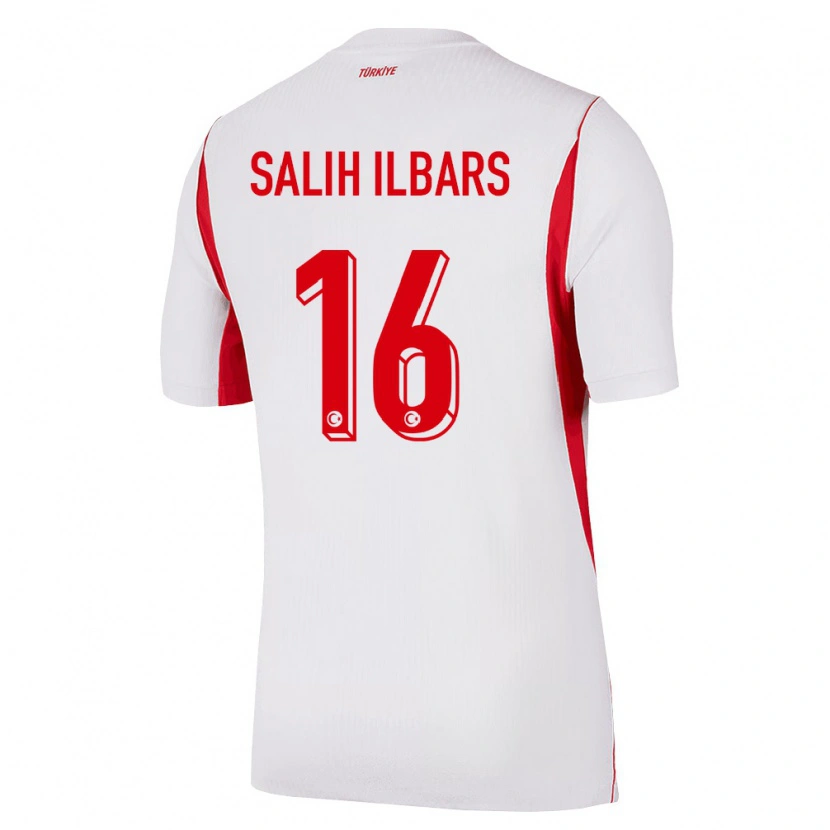 Danxen Pánské Turecko Muhammet Salih İlbars #16 Bílá Červená Vínová Daleko Hráčské Dresy 26-28 Dres