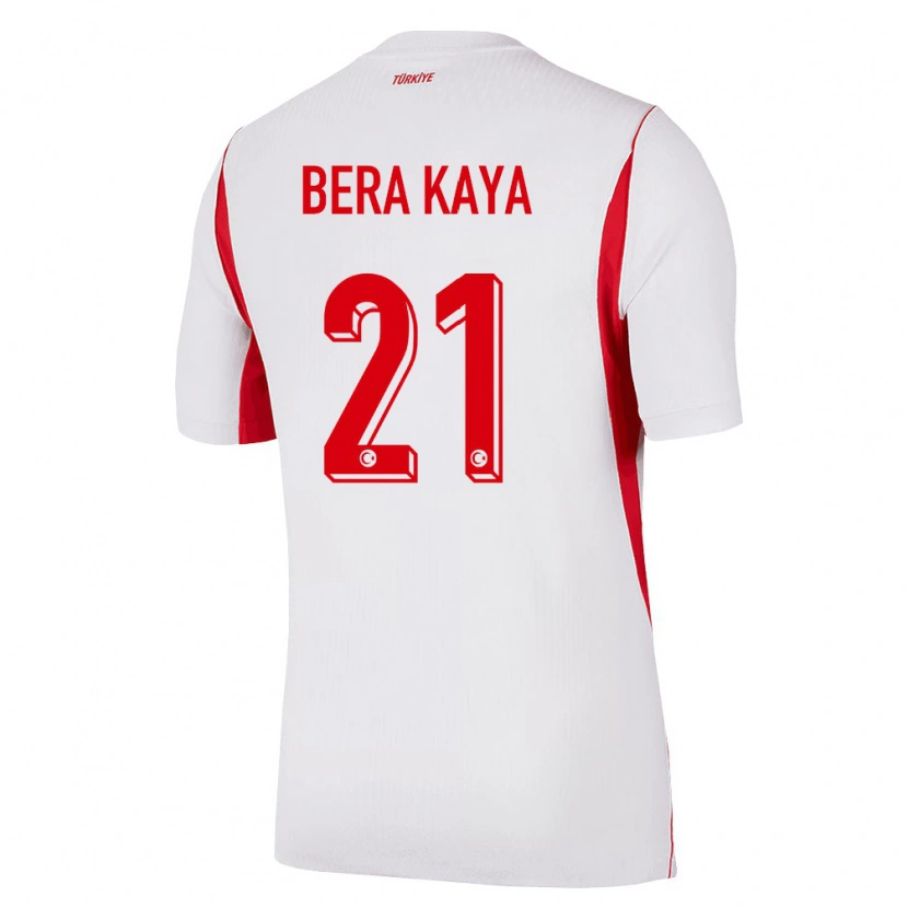 Danxen Pánské Turecko Furkan Bera Kaya #21 Bílá Červená Vínová Daleko Hráčské Dresy 26-28 Dres