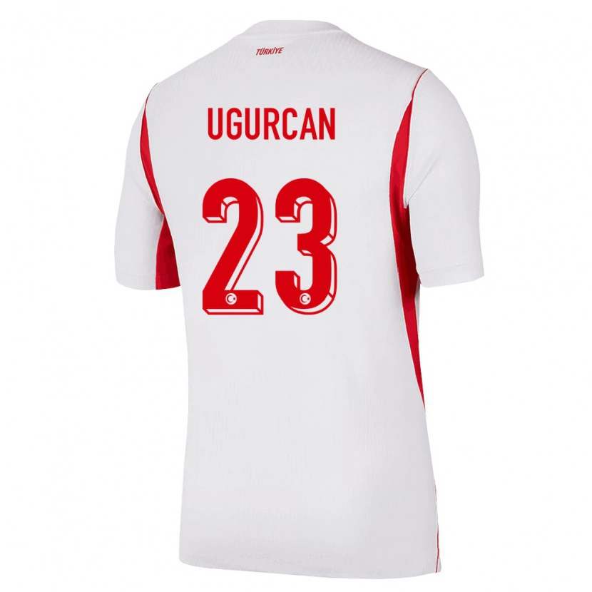 Danxen Pánské Turecko Uğurcan Çakır #23 Bílá Červená Vínová Daleko Hráčské Dresy 26-28 Dres
