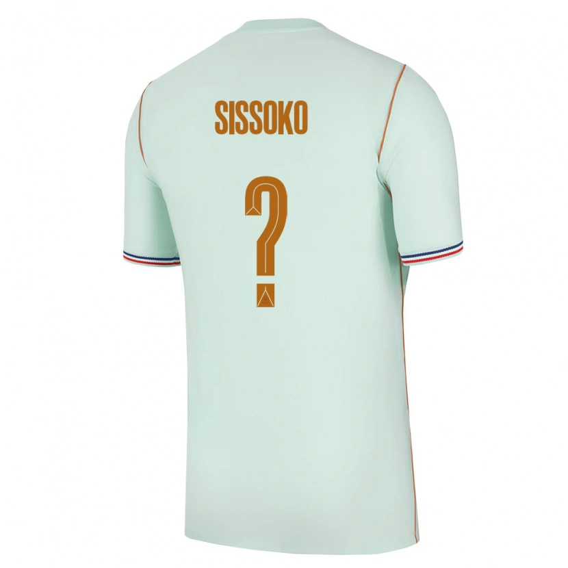Danxen Pánské Francie Mohamed Sissoko #0 Zelená Zlatá Daleko Hráčské Dresy 26-28 Dres