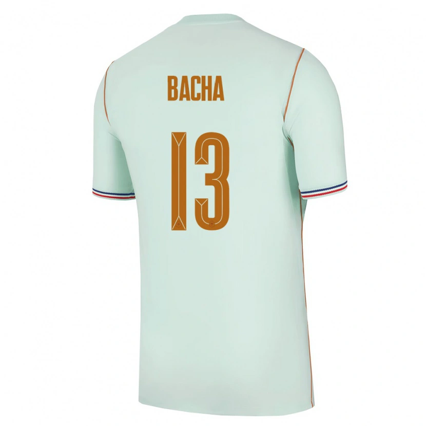 Danxen Pánské Francie Selma Bacha #13 Zelená Zlatá Daleko Hráčské Dresy 26-28 Dres