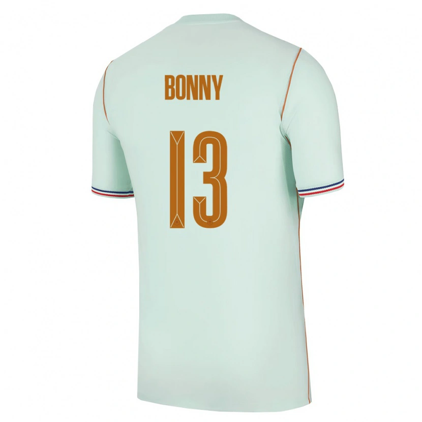 Danxen Pánské Francie Ange Yoan Bonny #13 Zelená Zlatá Daleko Hráčské Dresy 26-28 Dres