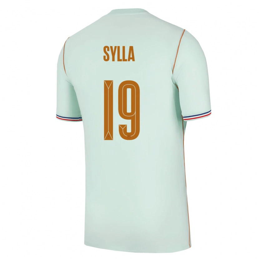 Danxen Pánské Francie Fodé Sylla #19 Zelená Zlatá Daleko Hráčské Dresy 26-28 Dres