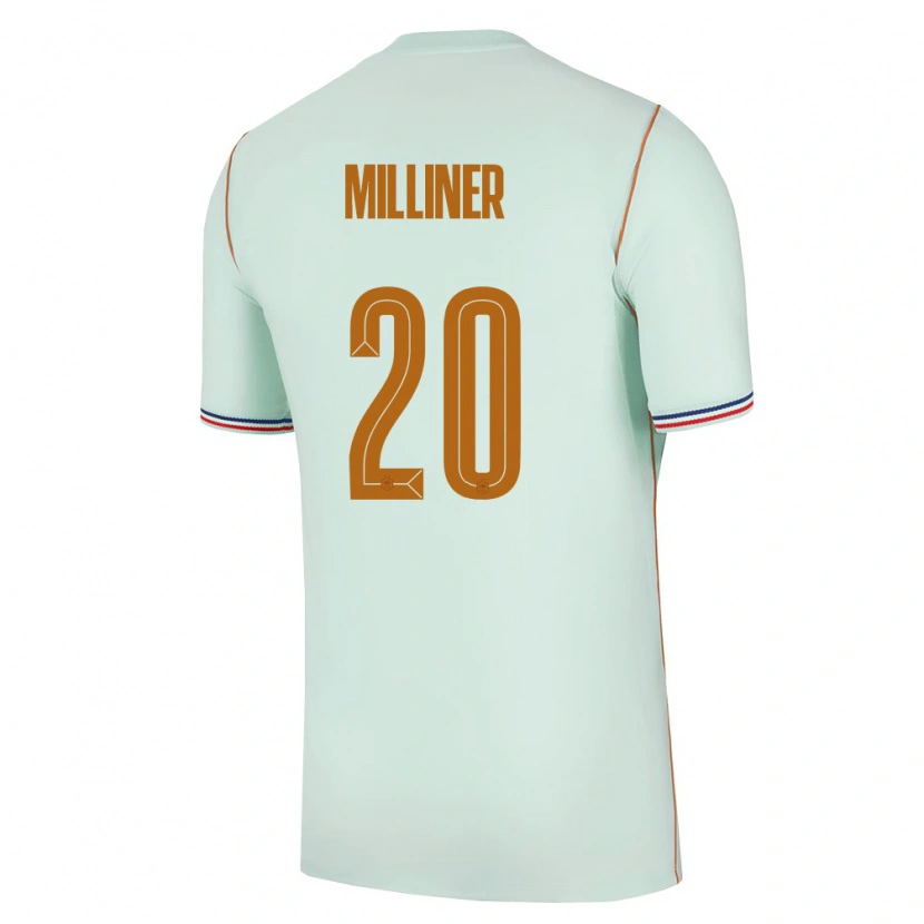 Danxen Pánské Francie Léo Milliner #20 Zelená Zlatá Daleko Hráčské Dresy 26-28 Dres