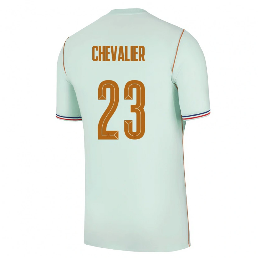 Danxen Pánské Francie Lucas Chevalier #23 Zelená Zlatá Daleko Hráčské Dresy 26-28 Dres