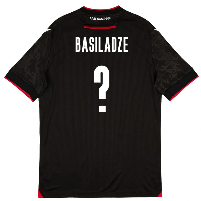 Danxen Pánské Georgia Aleko Basiladze #0 Černá Bílá Červená Daleko Hráčské Dresy 26-28 Dres