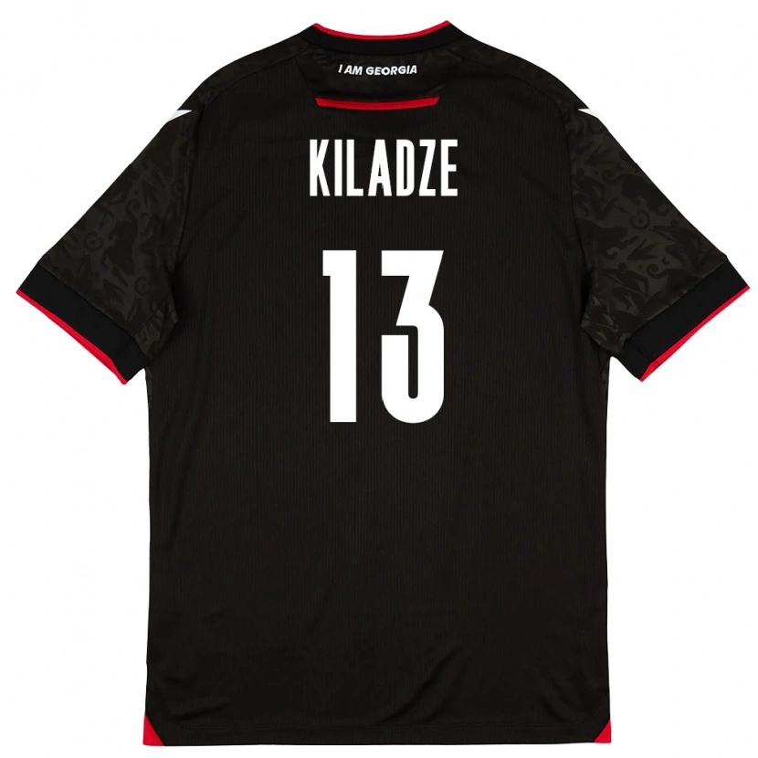 Danxen Pánské Georgia Saba Kiladze #13 Černá Bílá Červená Daleko Hráčské Dresy 26-28 Dres