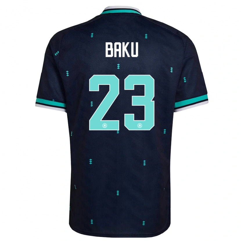 Danxen Pánské Německo Ridle Baku #23 Námořnická Nebeská Modrá Bílá Daleko Hráčské Dresy 26-28 Dres
