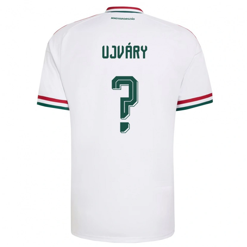 Danxen Pánské Maďarsko Ferenc Ujváry #0 Bílá Červená Zelená Daleko Hráčské Dresy 26-28 Dres