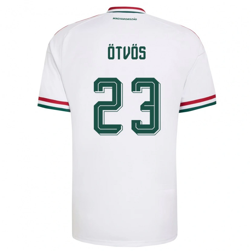 Danxen Pánské Maďarsko Bence Ötvös #23 Bílá Červená Zelená Daleko Hráčské Dresy 26-28 Dres