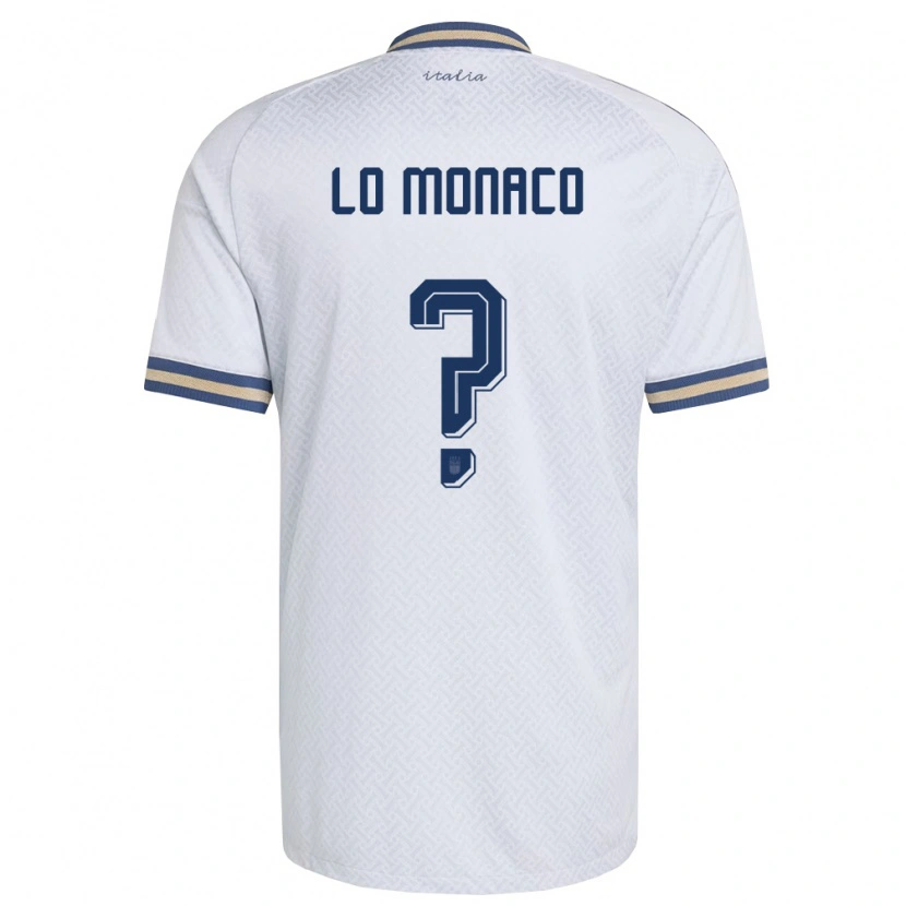 Danxen Pánské Itálie Luca Lo Monaco #0 Smetanová Námořnická Zlatá Daleko Hráčské Dresy 26-28 Dres