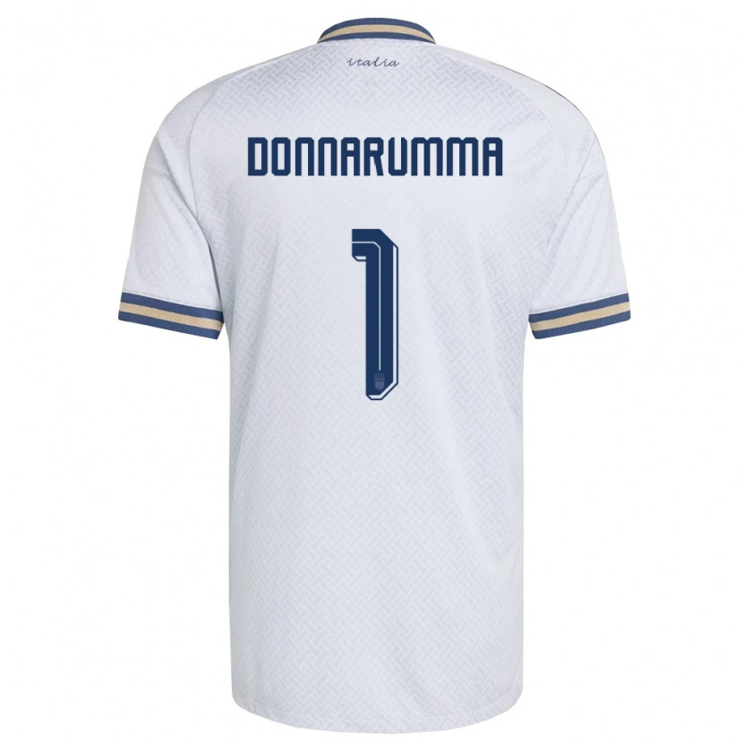 Danxen Pánské Itálie Gianluigi Donnarumma #1 Smetanová Námořnická Zlatá Daleko Hráčské Dresy 26-28 Dres