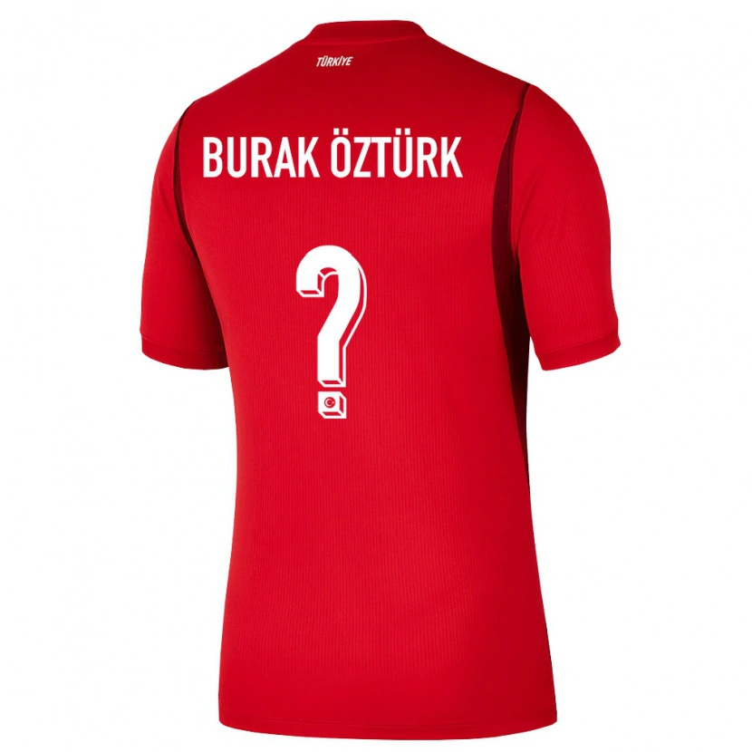 Danxen Dámské Turecko Ali Burak Öztürk #0 Červená Vínová Domů Hráčské Dresy 26-28 Dres
