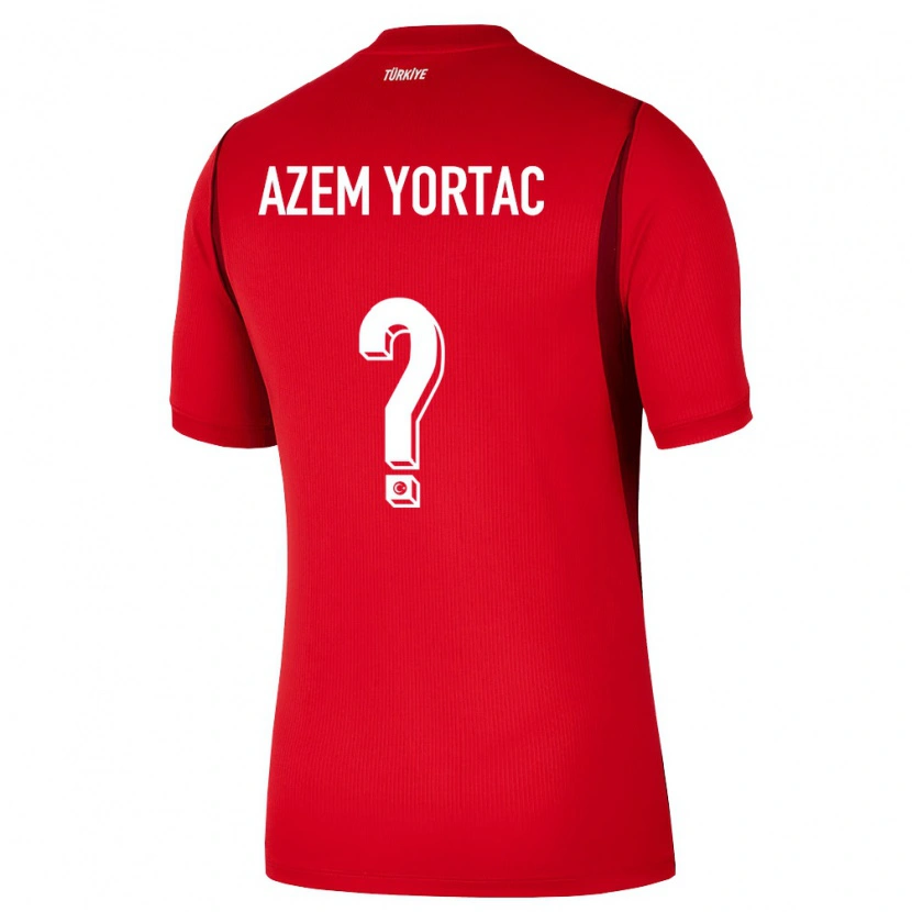 Danxen Dámské Turecko Mustafa Azem Yortaç #0 Červená Vínová Domů Hráčské Dresy 26-28 Dres