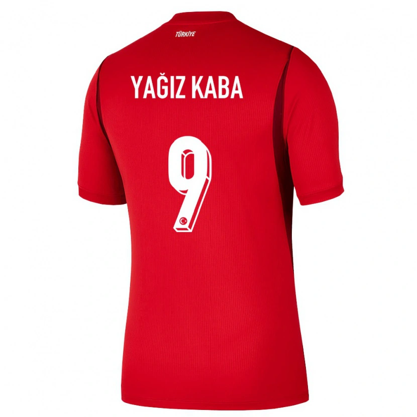 Danxen Dámské Turecko Umut Yağız Kaba #9 Červená Vínová Domů Hráčské Dresy 26-28 Dres