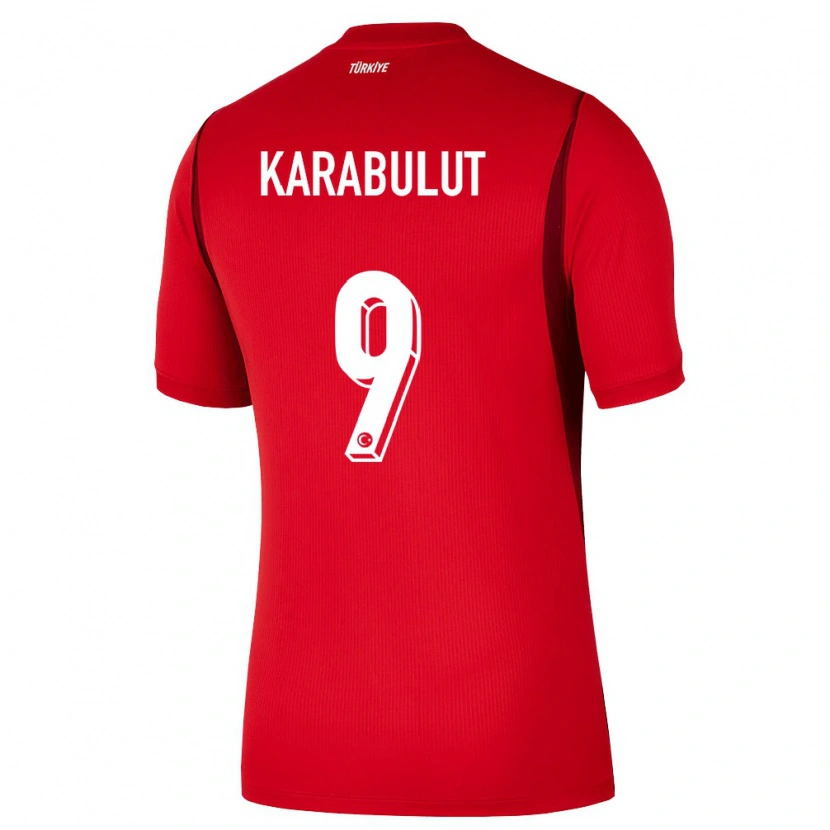 Danxen Dámské Turecko Arzu Karabulut #9 Červená Vínová Domů Hráčské Dresy 26-28 Dres